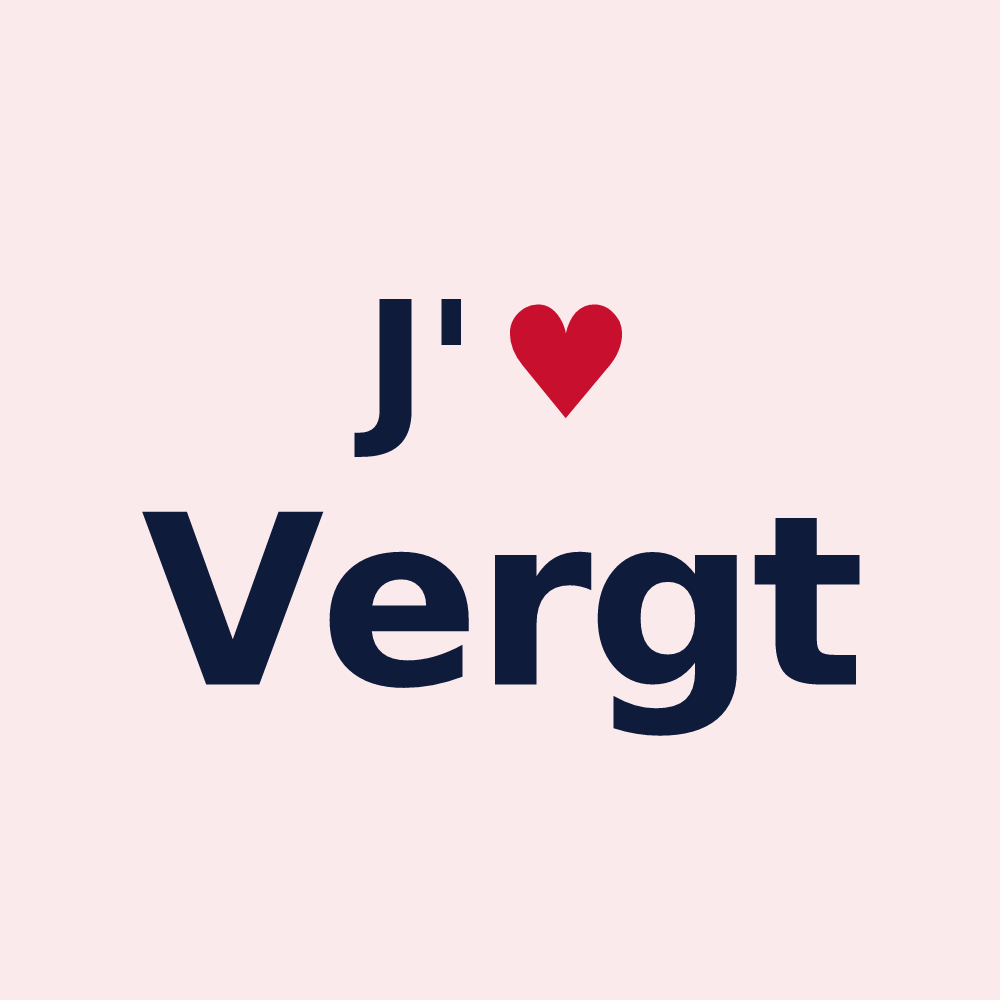 Magnet personnalisé Vergt — design J'aime Vergt
