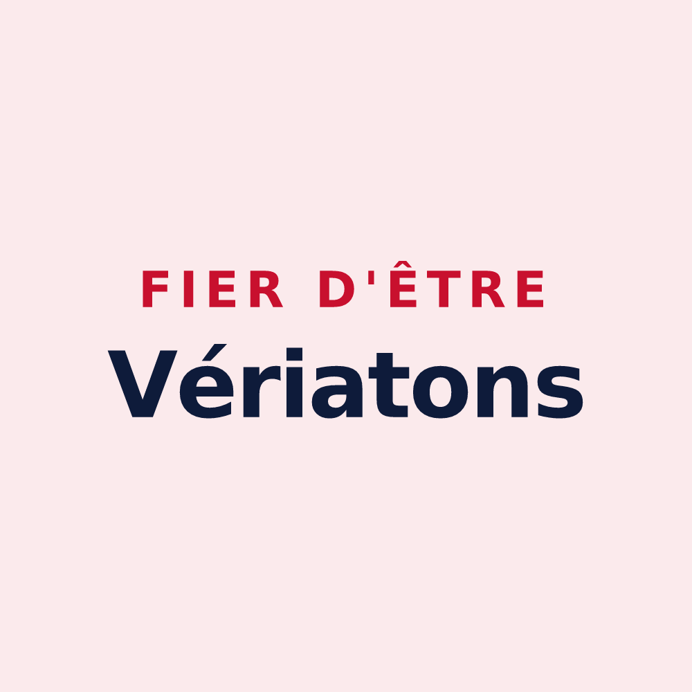 Magnet « Fier d'être Vériatons » — design pour Véria