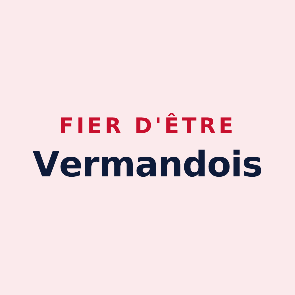 Magnet « Fier d'être Vermandois » — design pour Vermand
