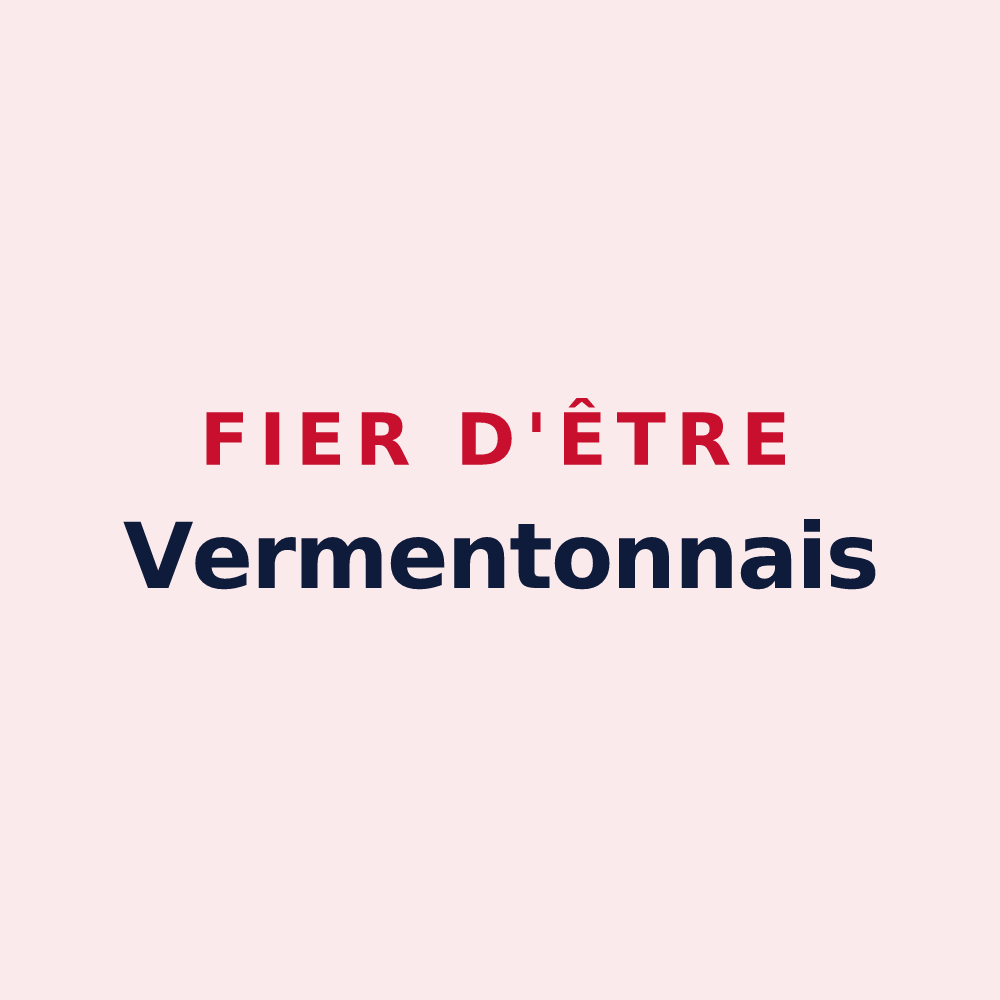 Magnet « Fier d'être Vermentonnais » — design pour Vermenton