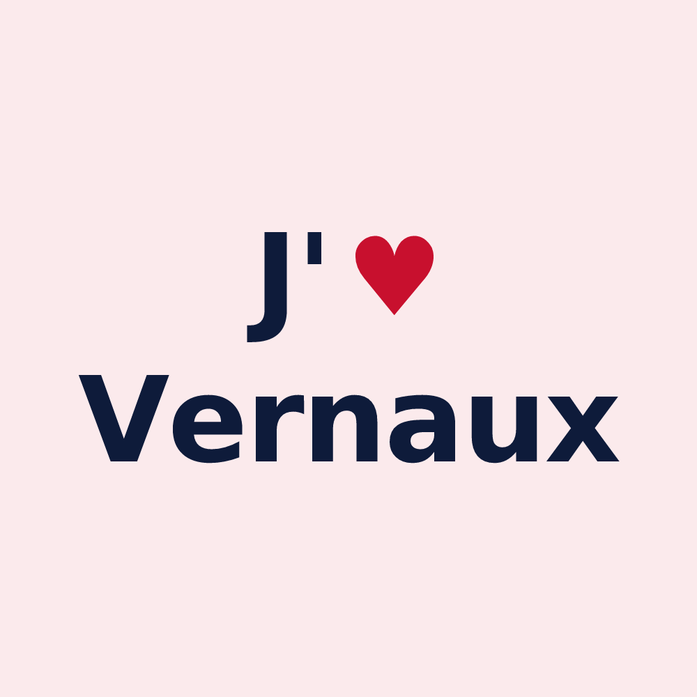 Magnet personnalisé Vernaux — design J'aime Vernaux