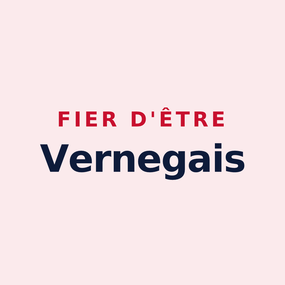 Magnet « Fier d'être Vernegais » — design pour Vernègues