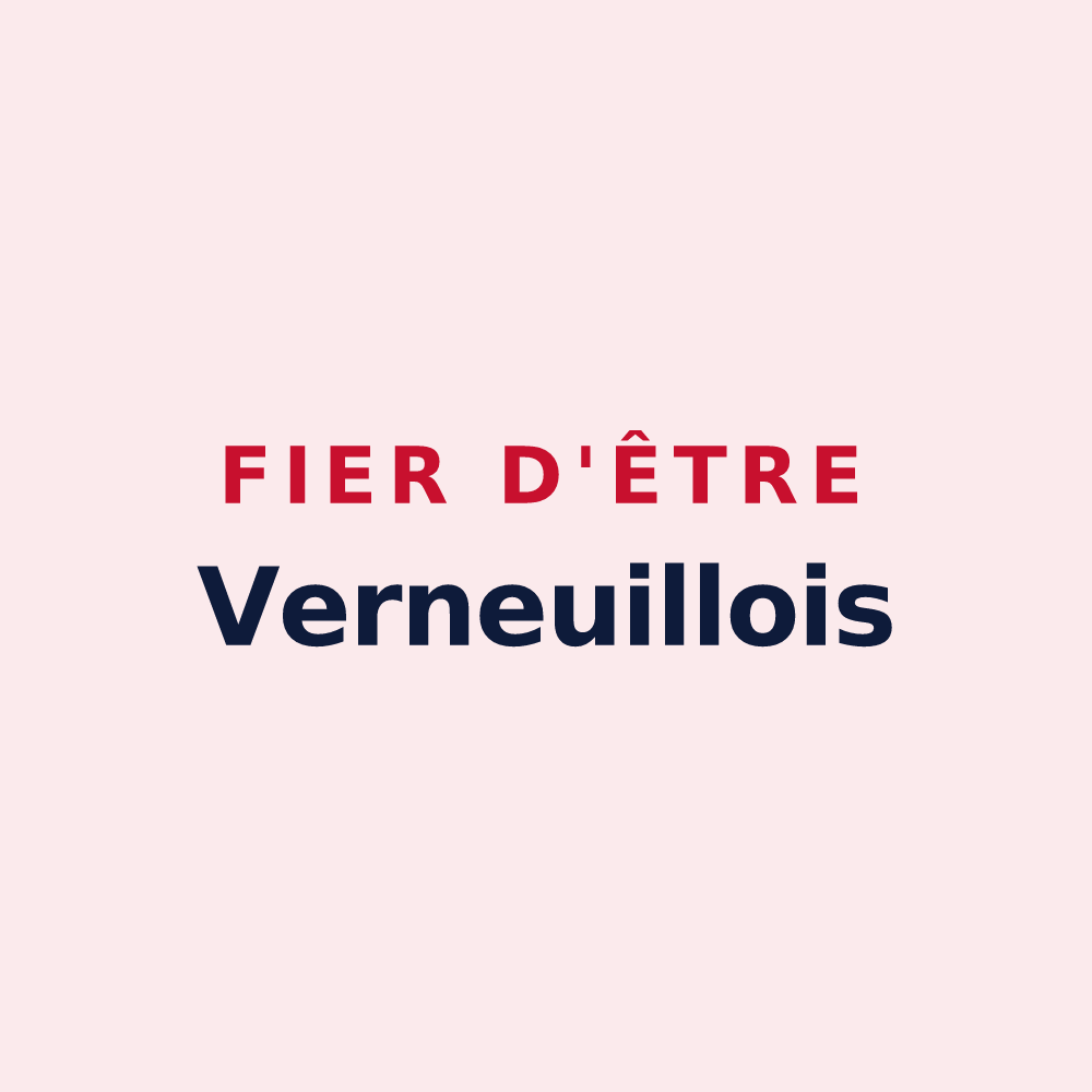 Magnet « Fier d'être Verneuillois » — design pour Verneuil