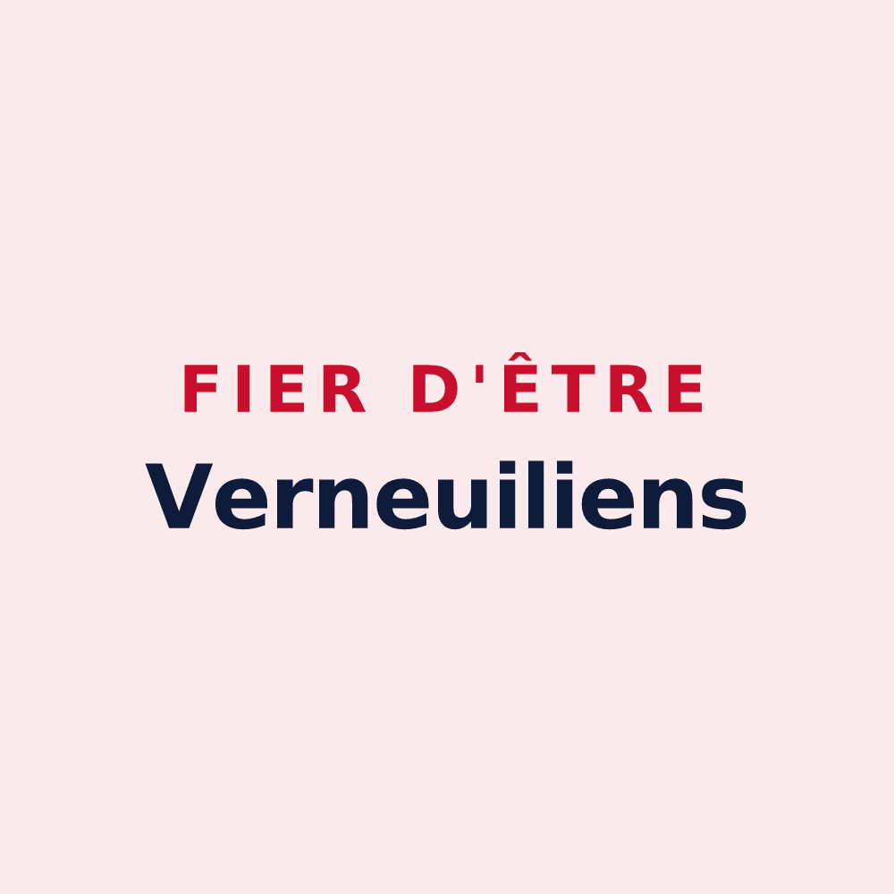 Magnet « Fier d'être Verneuiliens » — design pour Verneuil-le-Château