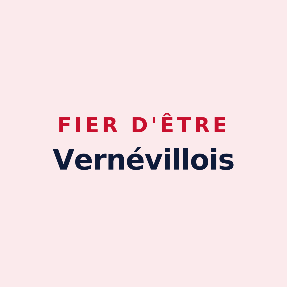 Magnet « Fier d'être Vernévillois » — design pour Vernéville