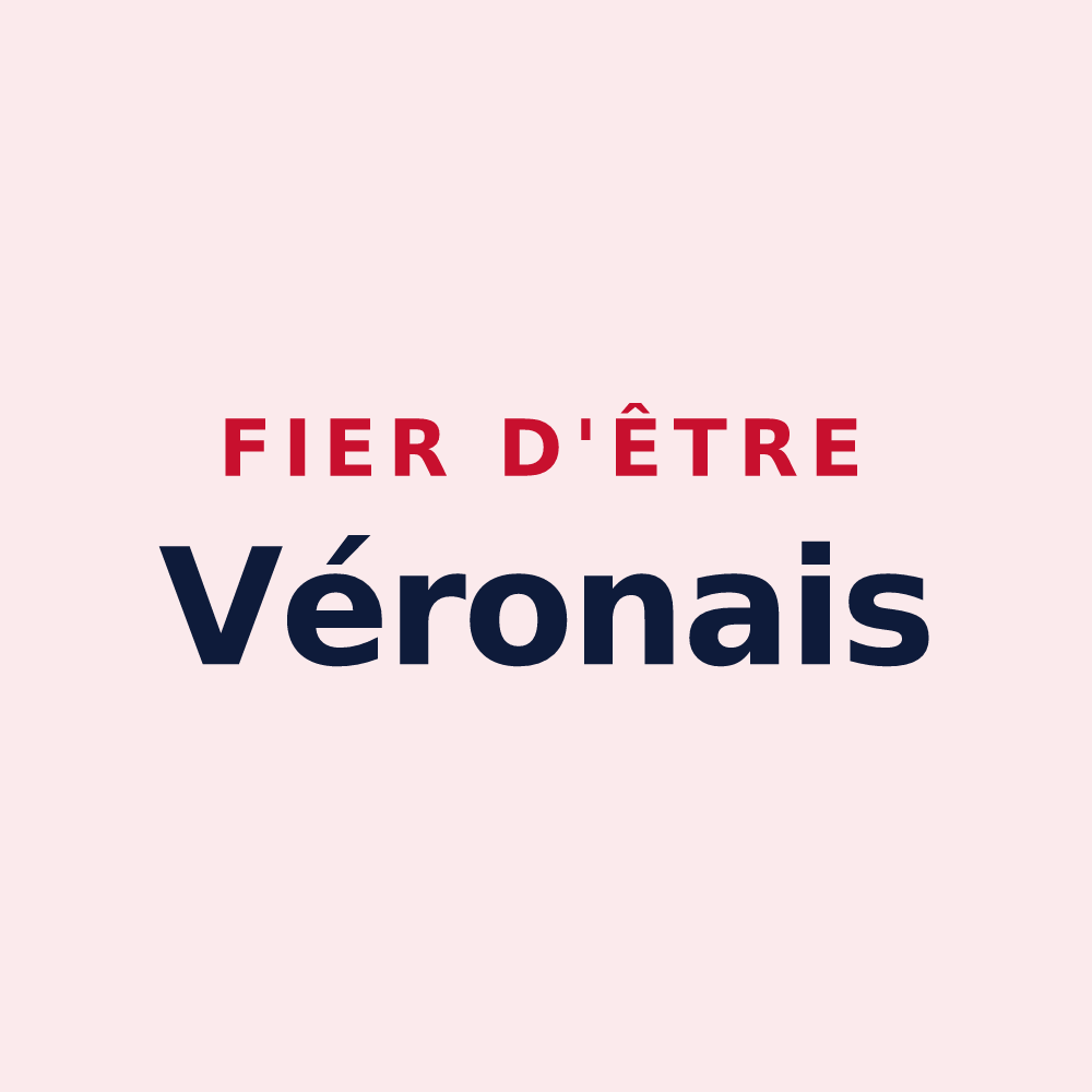 Magnet « Fier d'être Véronais » — design pour Véron