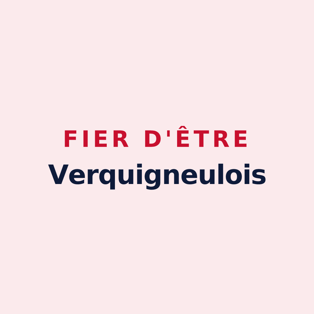 Magnet « Fier d'être Verquigneulois » — design pour Verquigneul