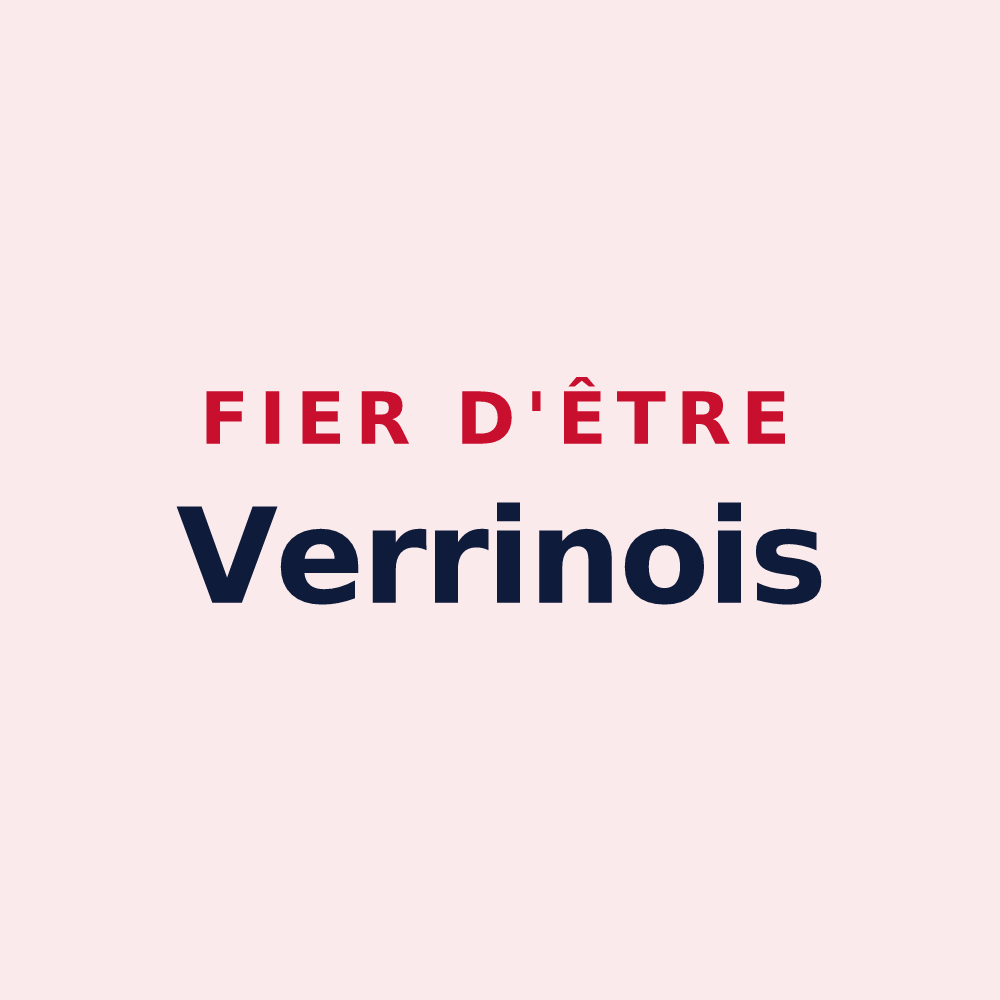 Magnet « Fier d'être Verrinois » — design pour Verrie