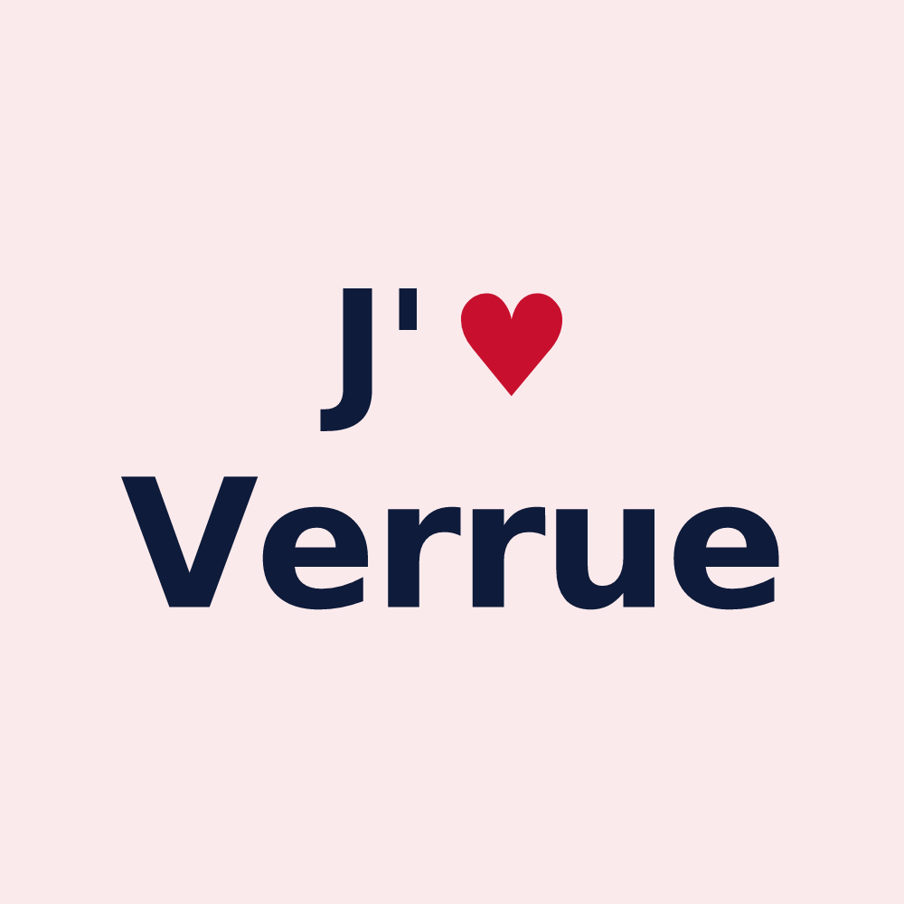 Magnet personnalisé Verrue — design J'aime Verrue