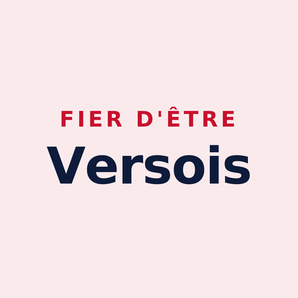 Magnet « Fier d'être Versois » — design pour Vers-sur-Méouge