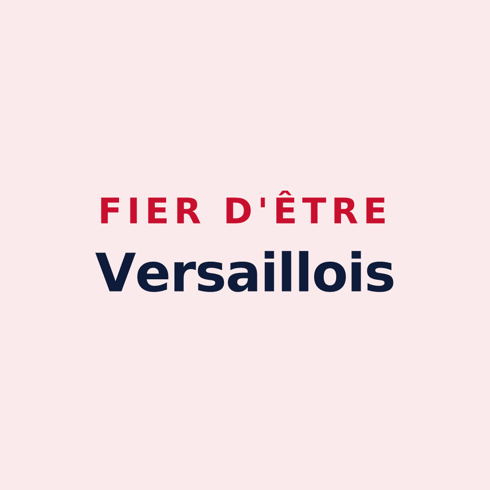 Magnet « Fier d'être Versaillois » — design pour Versailleux