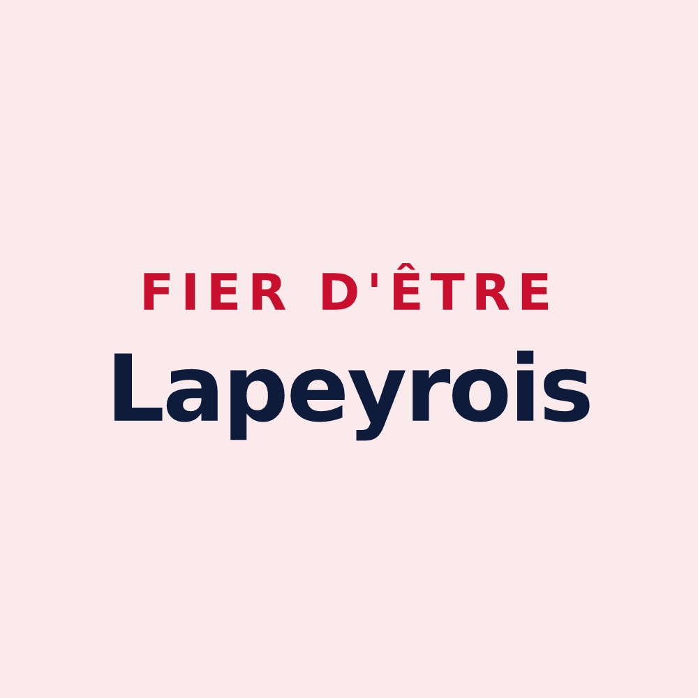 Magnet « Fier d'être Lapeyrois » — design pour Versols-et-Lapeyre