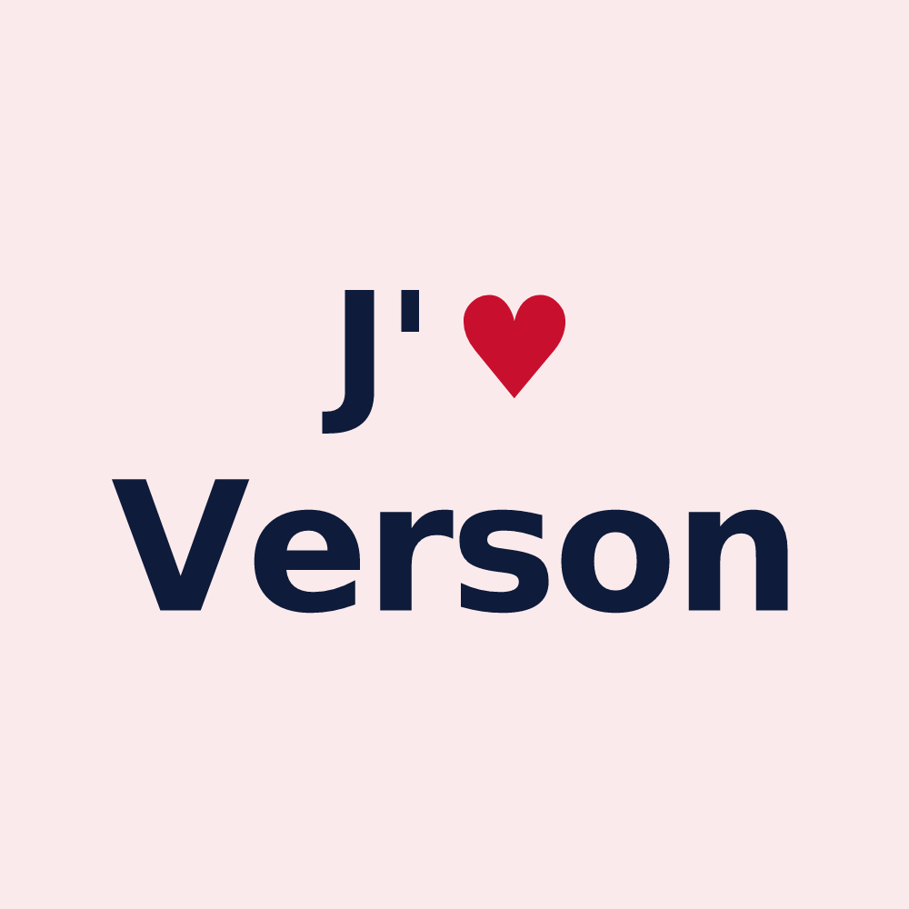 Magnet personnalisé Verson — design J'aime Verson
