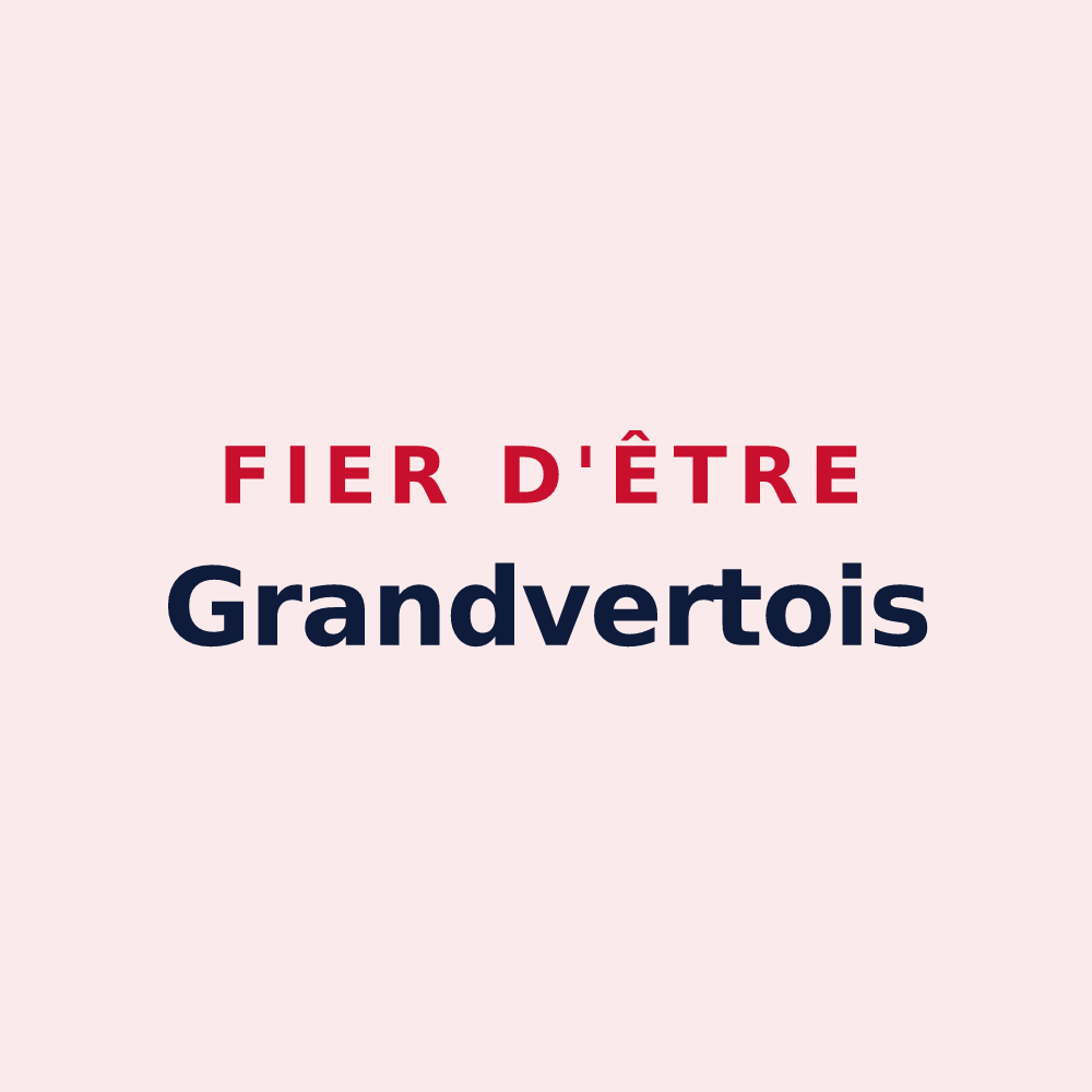 Magnet « Fier d'être Grandvertois » — design pour Vert-le-Grand