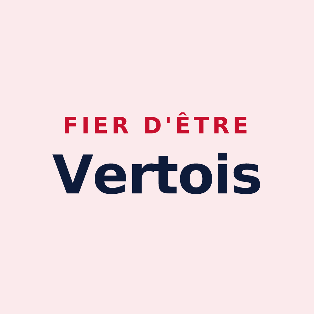 Magnet « Fier d'être Vertois » — design pour Vert-le-Petit