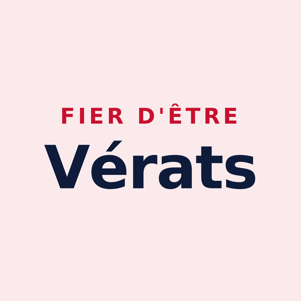 Magnet « Fier d'être Vérats » — design pour Vert-Toulon