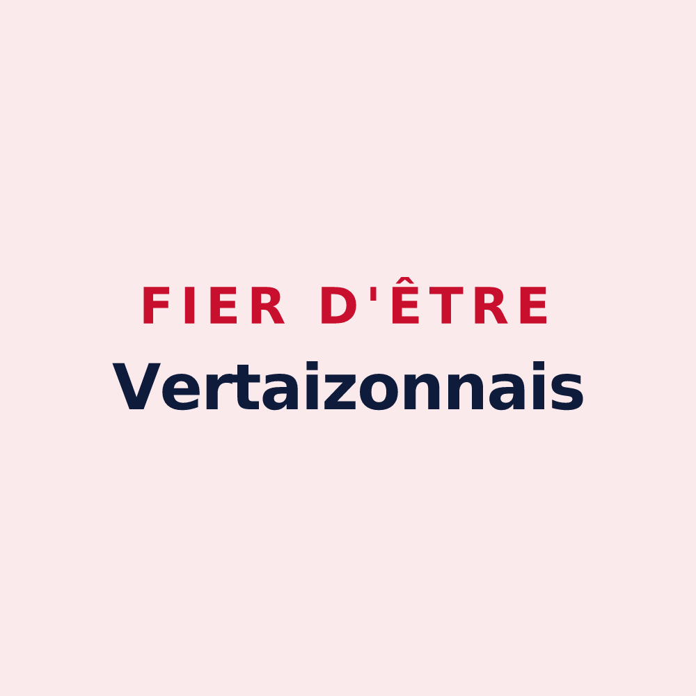 Magnet « Fier d'être Vertaizonnais » — design pour Vertaizon