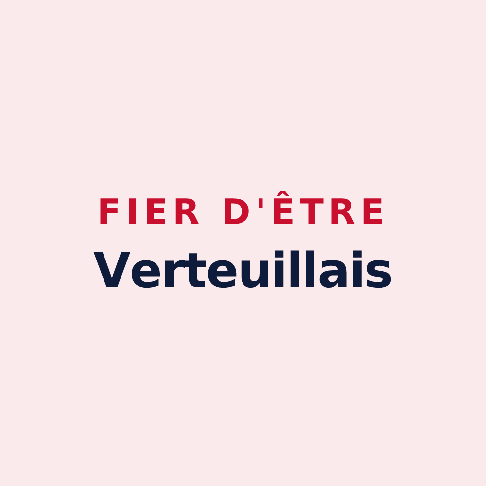 Magnet « Fier d'être Verteuillais » — design pour Verteuil-sur-Charente