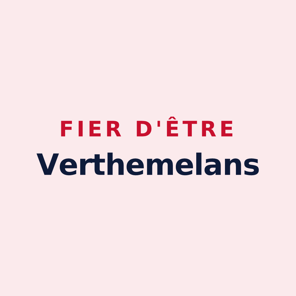 Magnet « Fier d'être Verthemelans » — design pour Verthemex