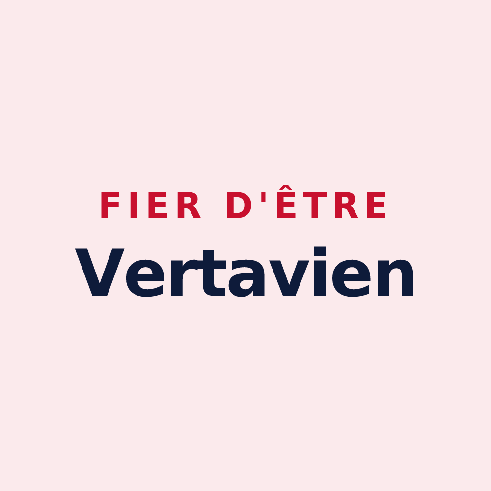 Magnet « Fier d'être Vertavien » — design pour Vertou