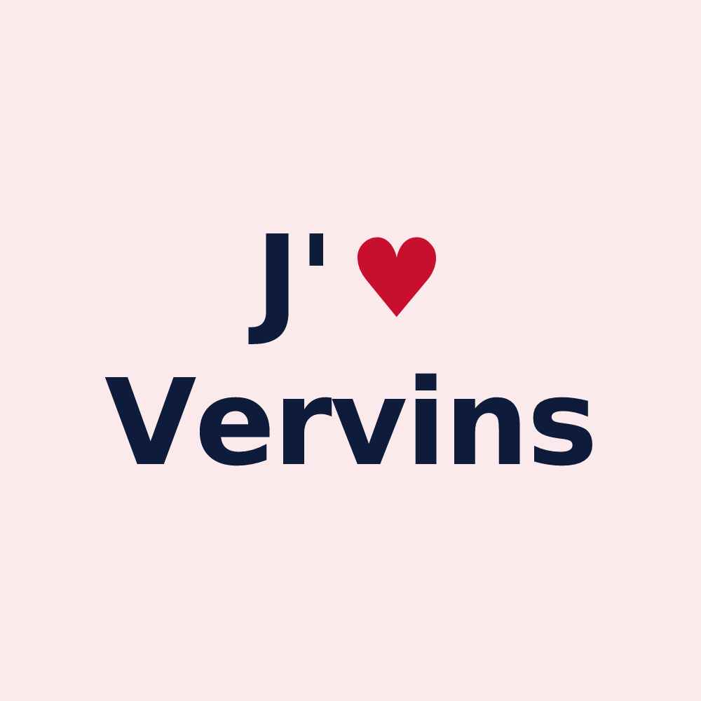 Magnet personnalisé Vervins — design J'aime Vervins