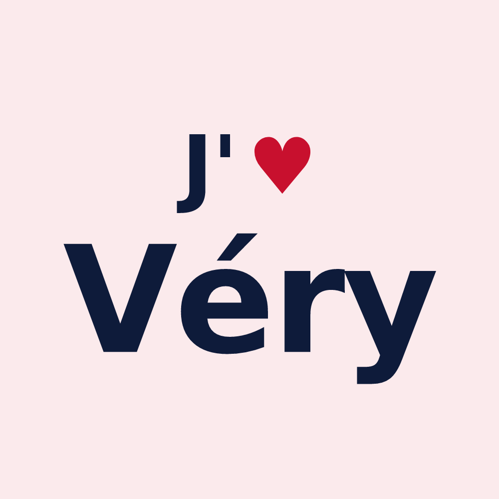 Magnet personnalisé Véry — design J'aime Véry