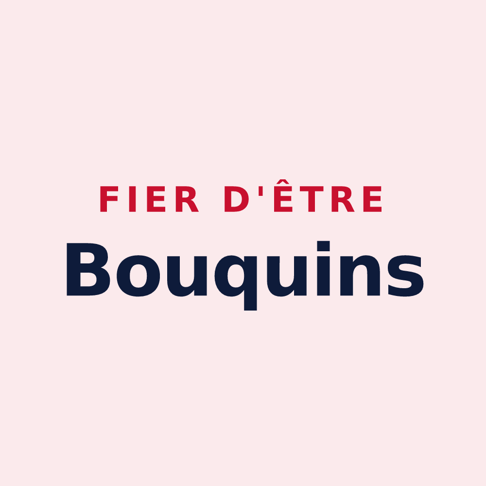 Magnet « Fier d'être Bouquins » — design pour Verzenay