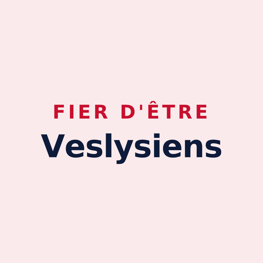 Magnet « Fier d'être Veslysiens » — design pour Vesly