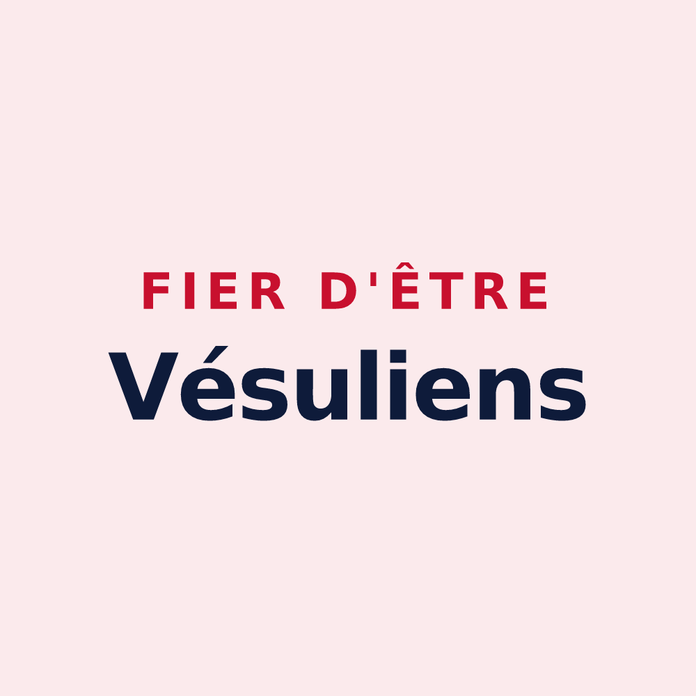 Magnet « Fier d'être Vésuliens » — design pour Vesoul
