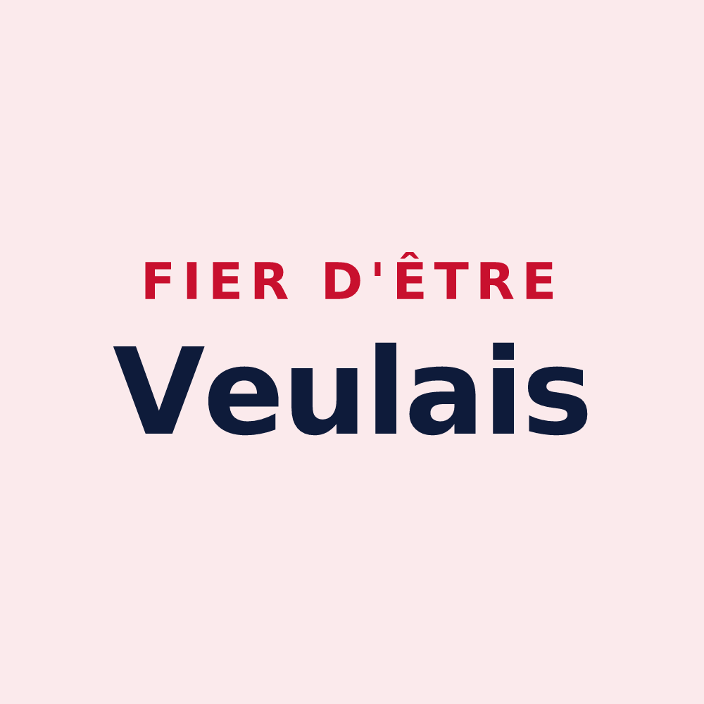 Magnet « Fier d'être Veulais » — design pour Veules-les-Roses