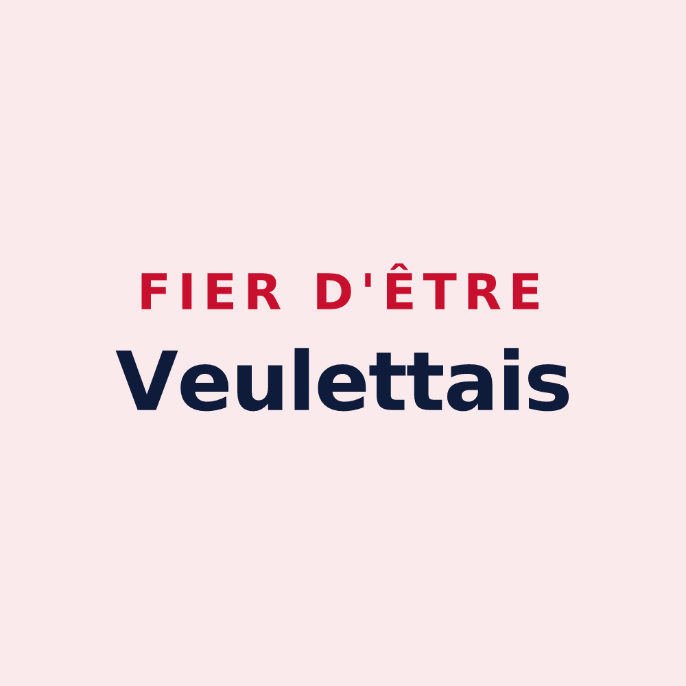 Magnet « Fier d'être Veulettais » — design pour Veulettes-sur-Mer
