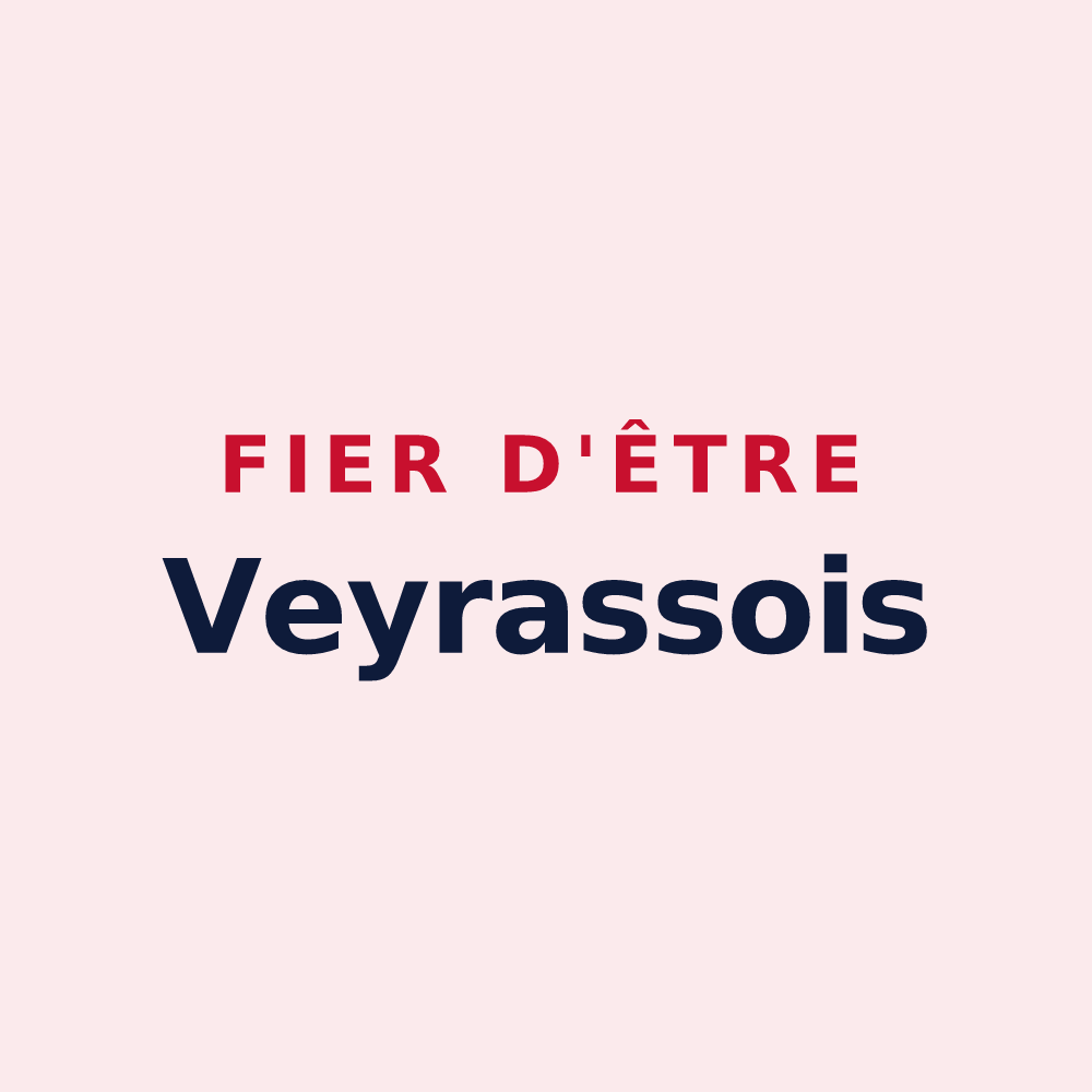 Magnet « Fier d'être Veyrassois » — design pour Veyras