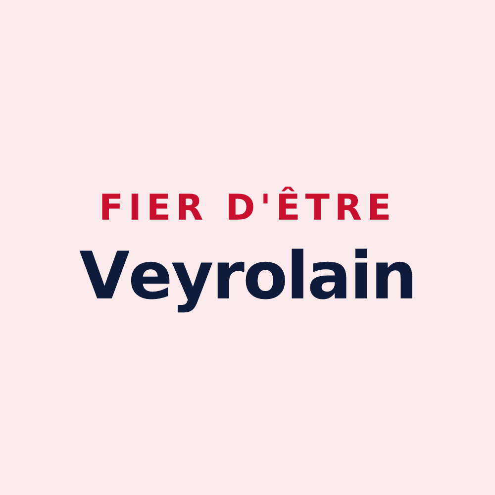 Magnet « Fier d'être Veyrolain » — design pour Veyrier-du-Lac
