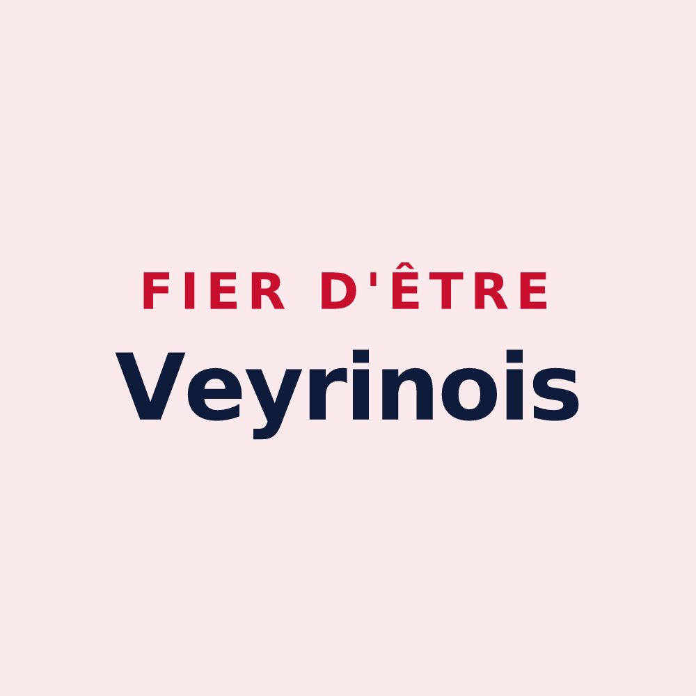 Magnet « Fier d'être Veyrinois » — design pour Veyrines-de-Vergt