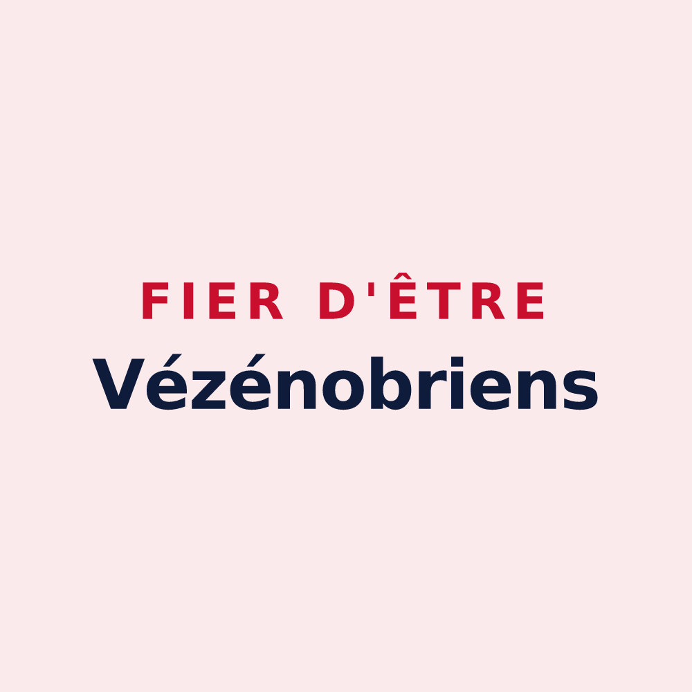 Magnet « Fier d'être Vézénobriens » — design pour Vézénobres