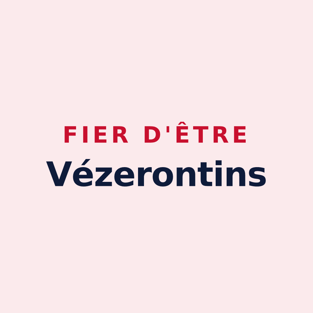 Magnet « Fier d'être Vézerontins » — design pour Vézeronce-Curtin