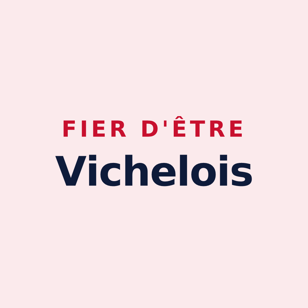 Magnet « Fier d'être Vichelois » — design pour Vichel-Nanteuil