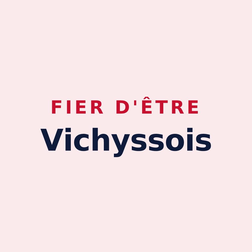 Magnet « Fier d'être Vichyssois » — design pour Vichy