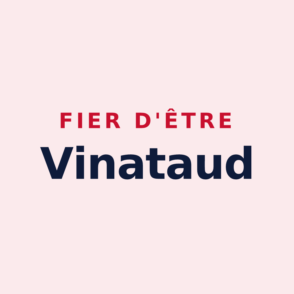 Magnet « Fier d'être Vinataud » — design pour Vicq-sur-Breuilh