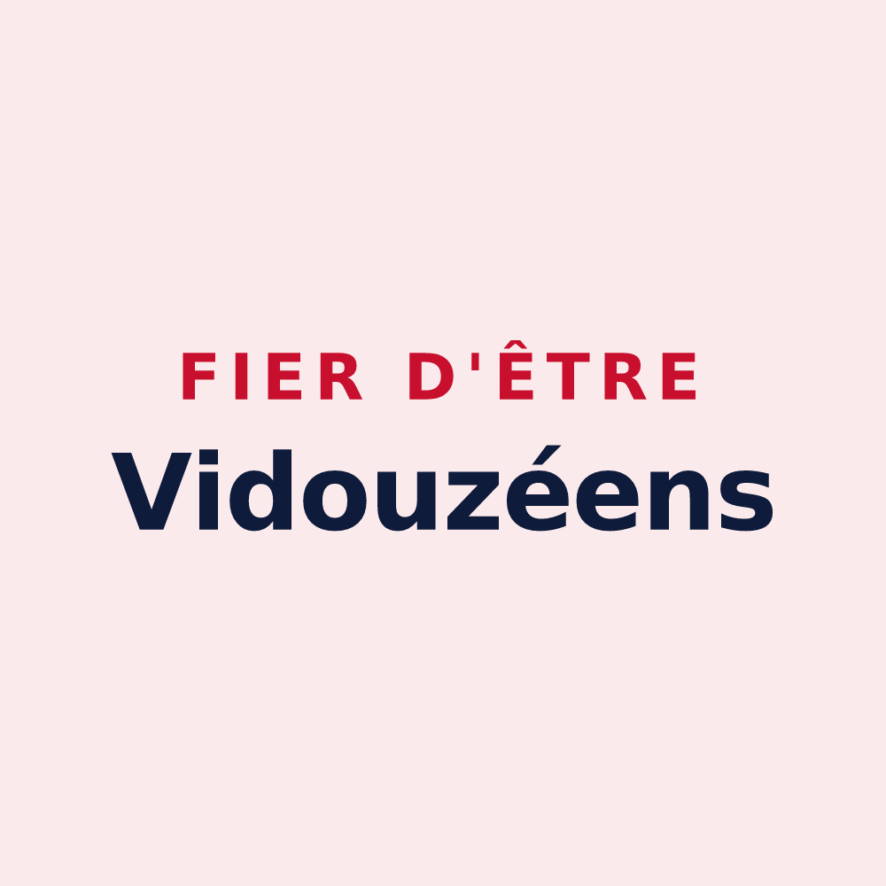 Magnet « Fier d'être Vidouzéens » — design pour Vidouze