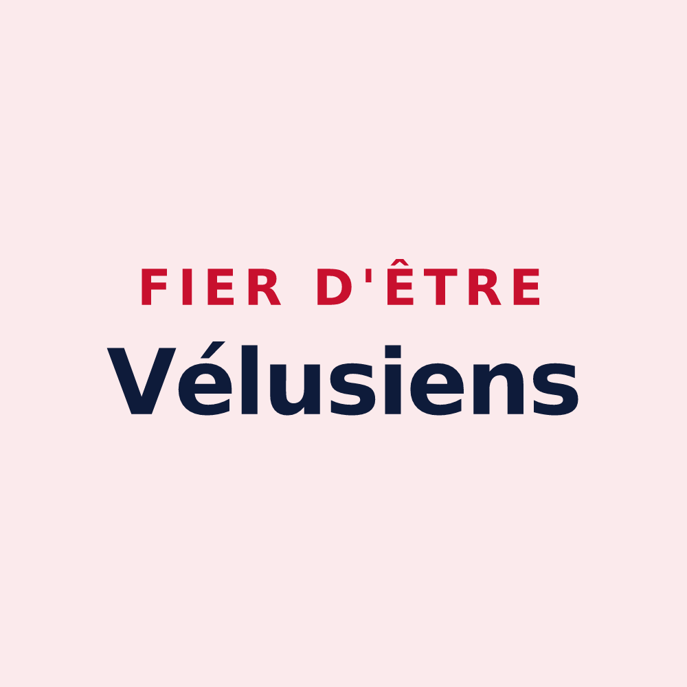 Magnet « Fier d'être Vélusiens » — design pour Viefvillers
