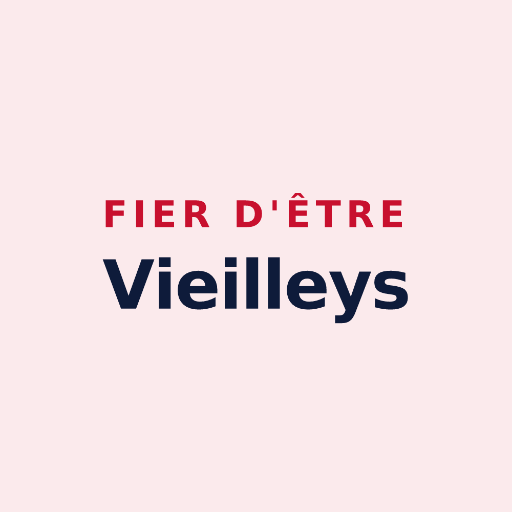 Magnet « Fier d'être Vieilleys » — design pour Vieilley
