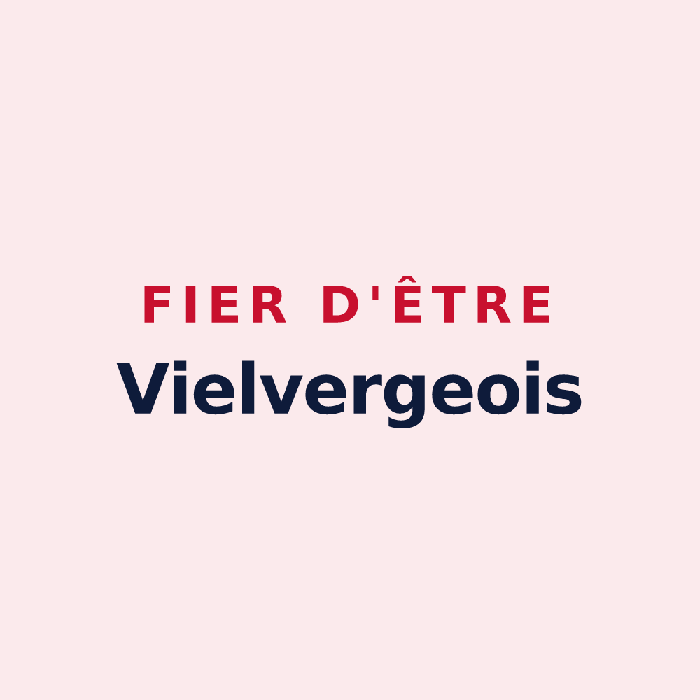 Magnet « Fier d'être Vielvergeois » — design pour Vielverge