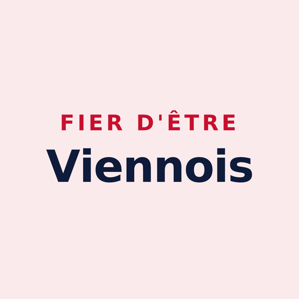 Magnet « Fier d'être Viennois » — design pour Vienne