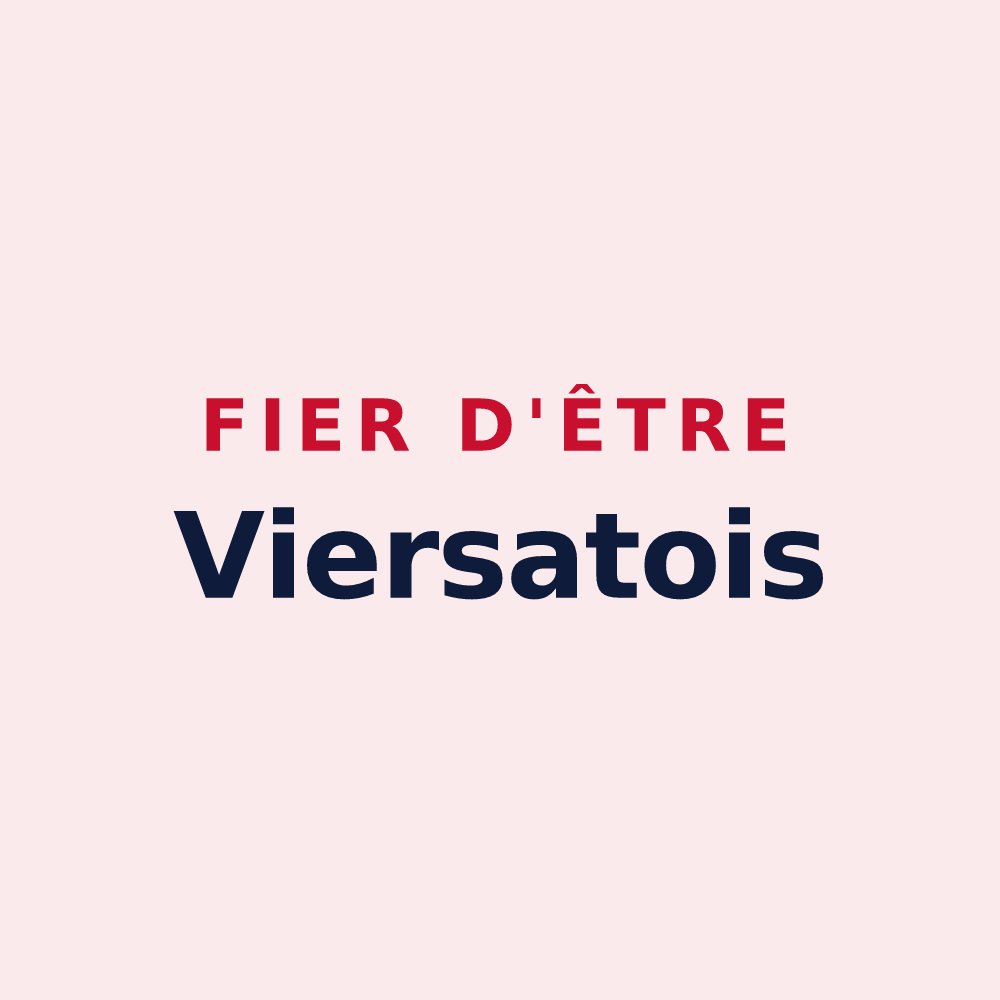 Magnet « Fier d'être Viersatois » — design pour Viersat
