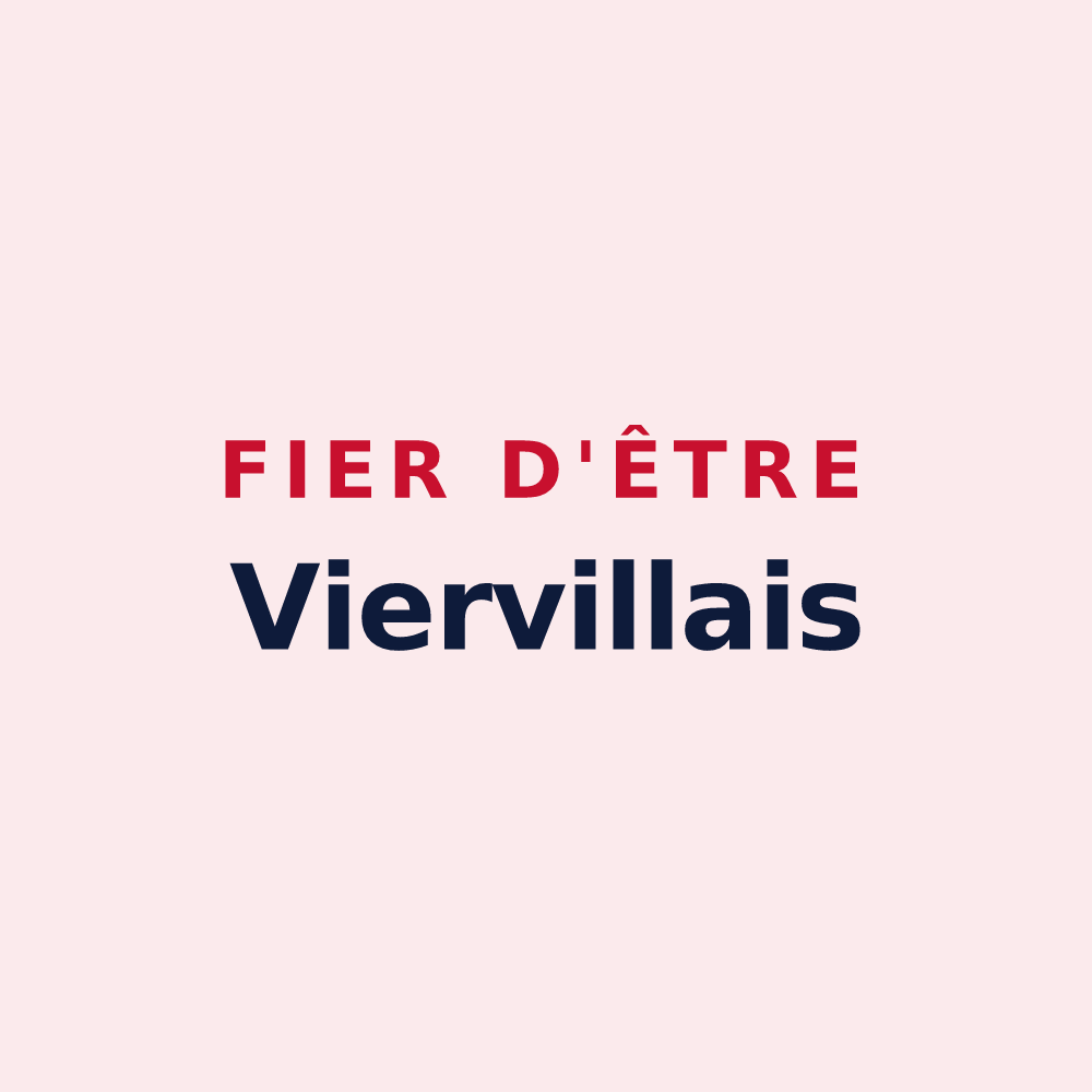 Magnet « Fier d'être Viervillais » — design pour Vierville-sur-Mer
