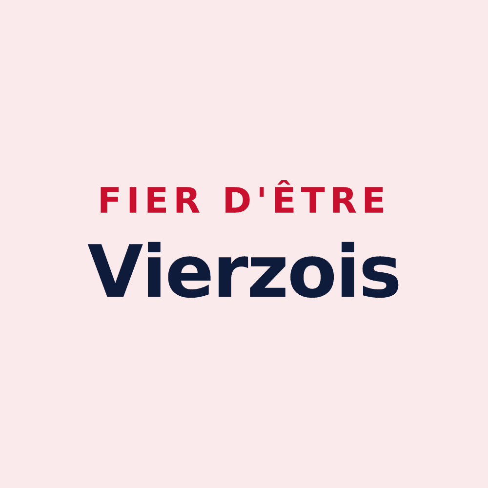 Magnet « Fier d'être Vierzois » — design pour Vierzy
