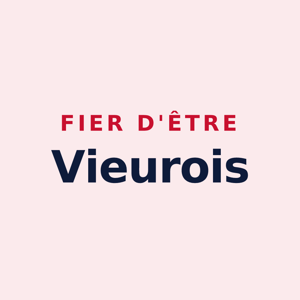 Magnet « Fier d'être Vieurois » — design pour Vieure