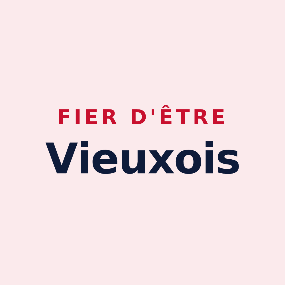 Magnet « Fier d'être Vieuxois » — design pour Vieux