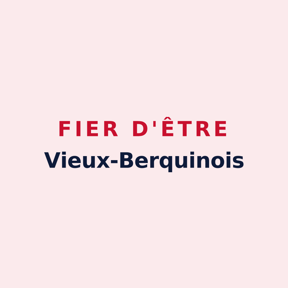 Magnet « Fier d'être Vieux-Berquinois » — design pour Vieux-Berquin